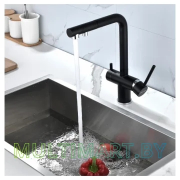 Смеситель Paulmark Serpentine Se213222-401 (антрацит) картинка 8